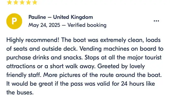 hop-on seine cruise review