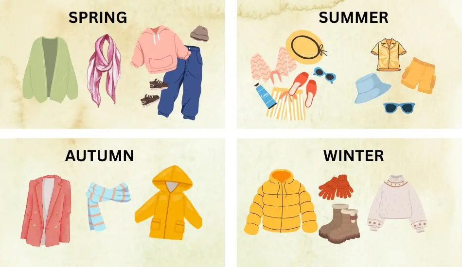 Spring to winter cruise clothing suggestions for Paris boat tours.